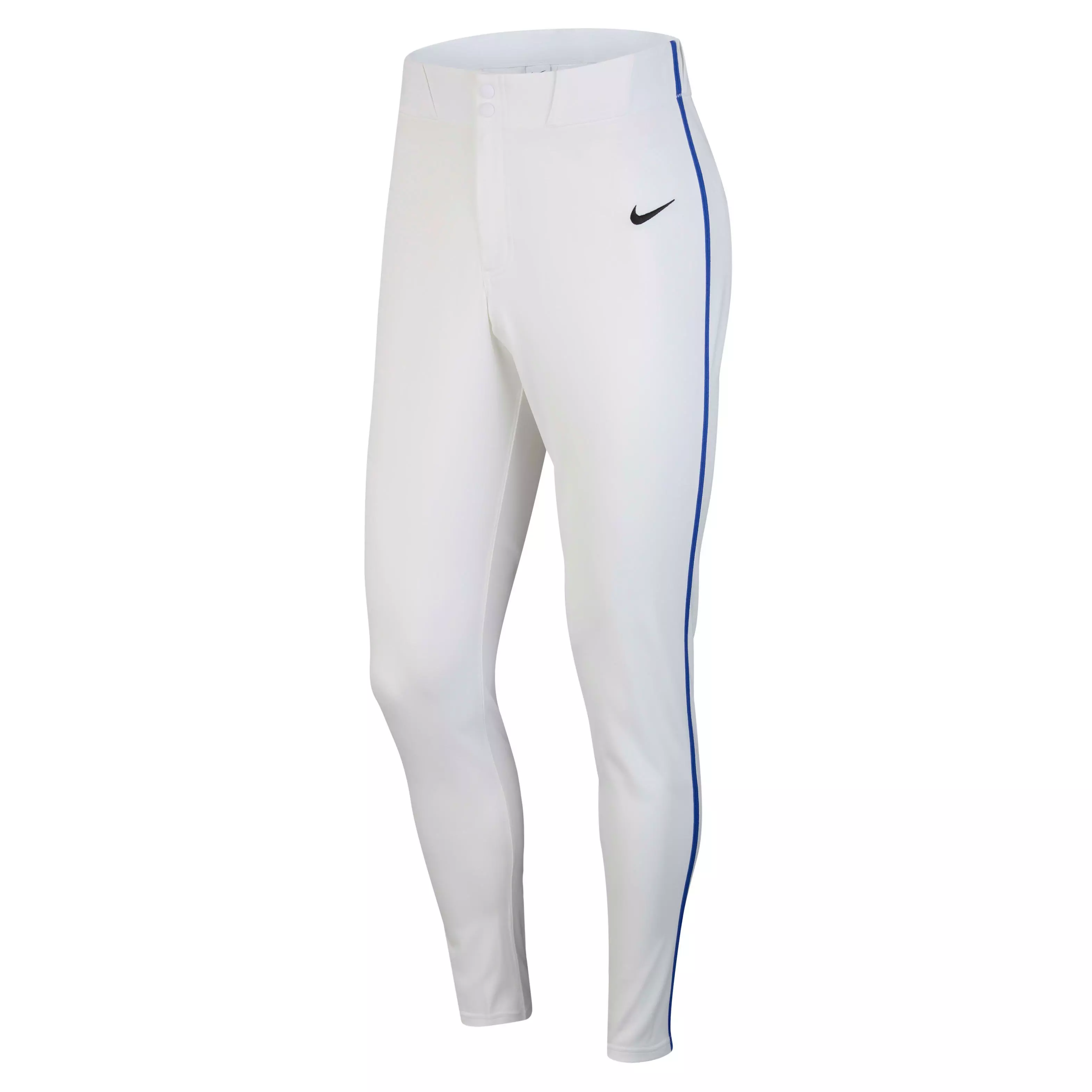 Nike Vapor Select Men's Piped Baseball Pants - White/Royal